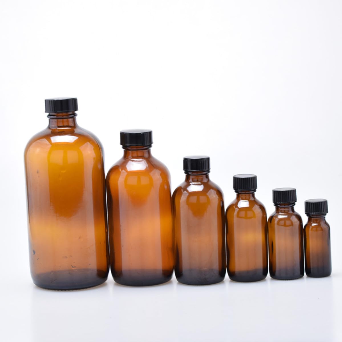 4 Pezzi Bottiglia di Vetro Marrone da 500ml con Coperchio Ermetico, Contenitore per Dolci e Sale, Ecologico per Uso Domestico e Conservazione Alimentare