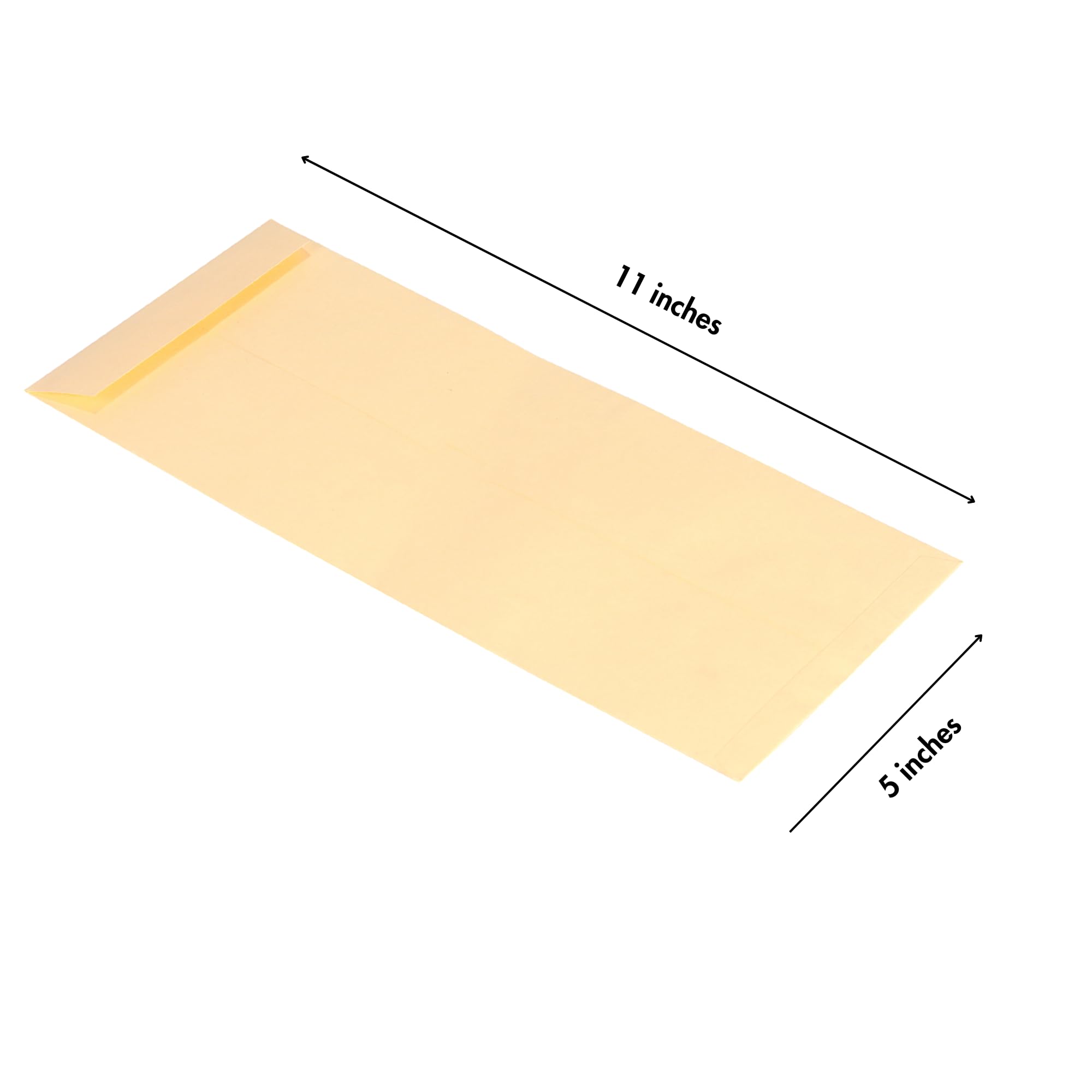 SAYA Buste laminate, confezione da 50, buste impermeabili per spedizioni e regali, ideali per casa, lettere, ufficio, documenti e regali in denaro (28 x 12,7 cm)
