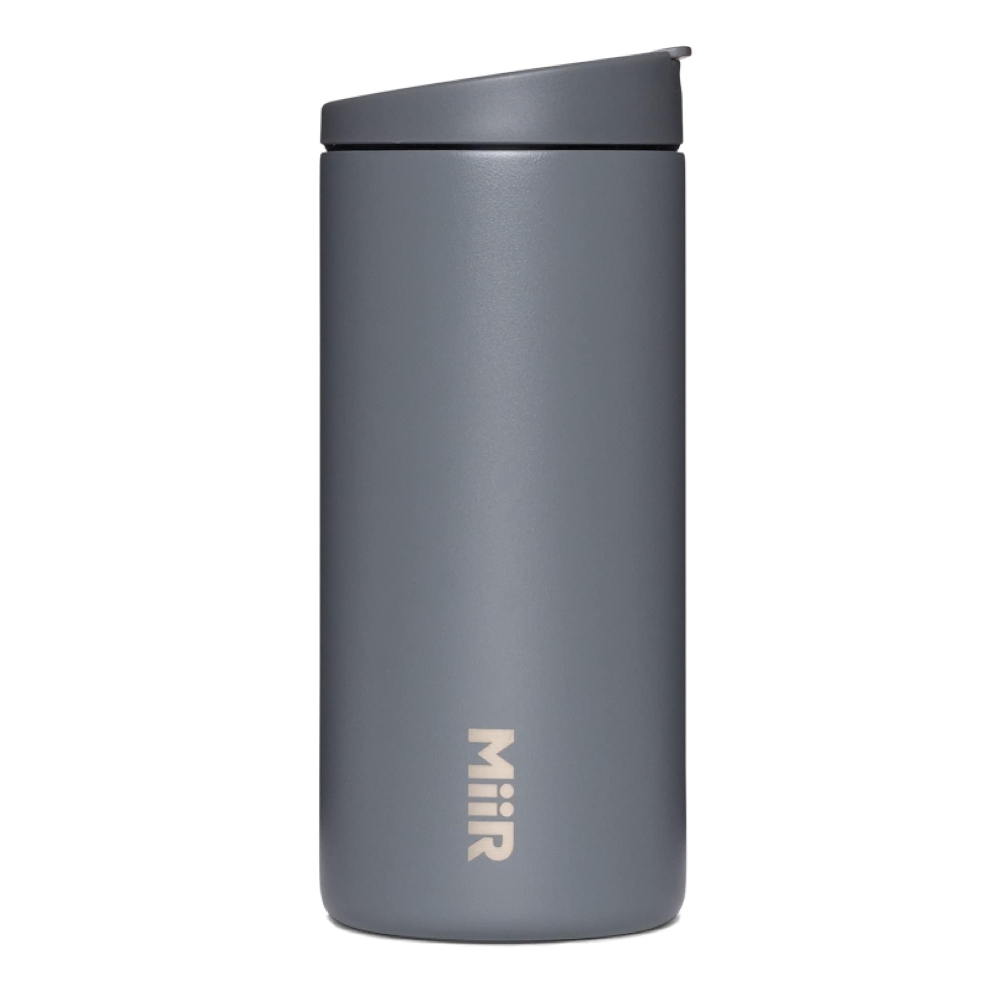 MiiR Flip Traveler 12oz - Double-Wall Vacuum Insulated with Leakproof Flip Lid, BPA-Free Stainless Steel Construction, Insulated Tumbler for Hot or Cold Drinks