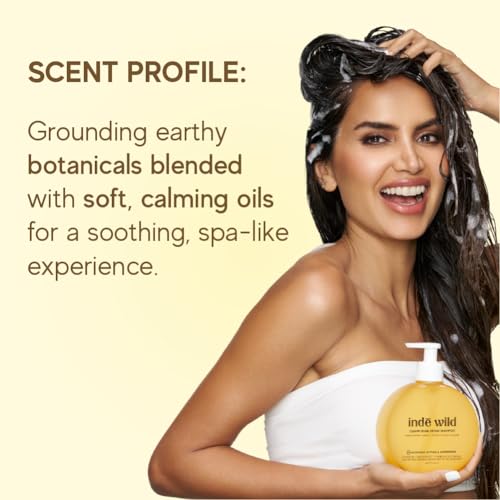 Image of indē wild Champi Bond Repair Shampoo | 17 Amino Acid Complex, Pea Protein, Pro-Vitamin B5 | Bhringraj, Coconut Oil, Amla Extract | Strengthening, Hairfall Control & Scalp Cleanser | 300ml