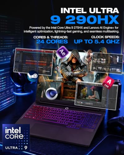 Image of Lenovo Legion Pro 7i Gaming Laptop 16 inch WQXGA OLED Intel Ultra 9 275HX