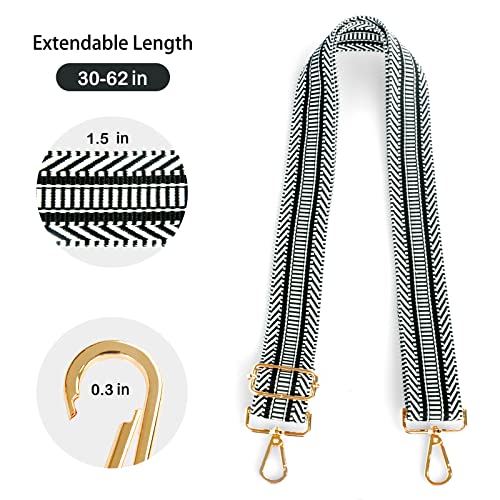 Image of Purse Straps Replacement Crossbody Straps for Purses,Wide Shoulder Strap for Bags Purse Strap Extender Guitar Straps for Handbags Luggage Straps Backpack Straps Nylon Backpack Straps for Women