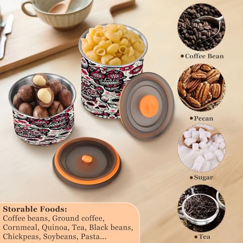 Contenedor de café hermético acero inoxidable 30 oz miniatura 5