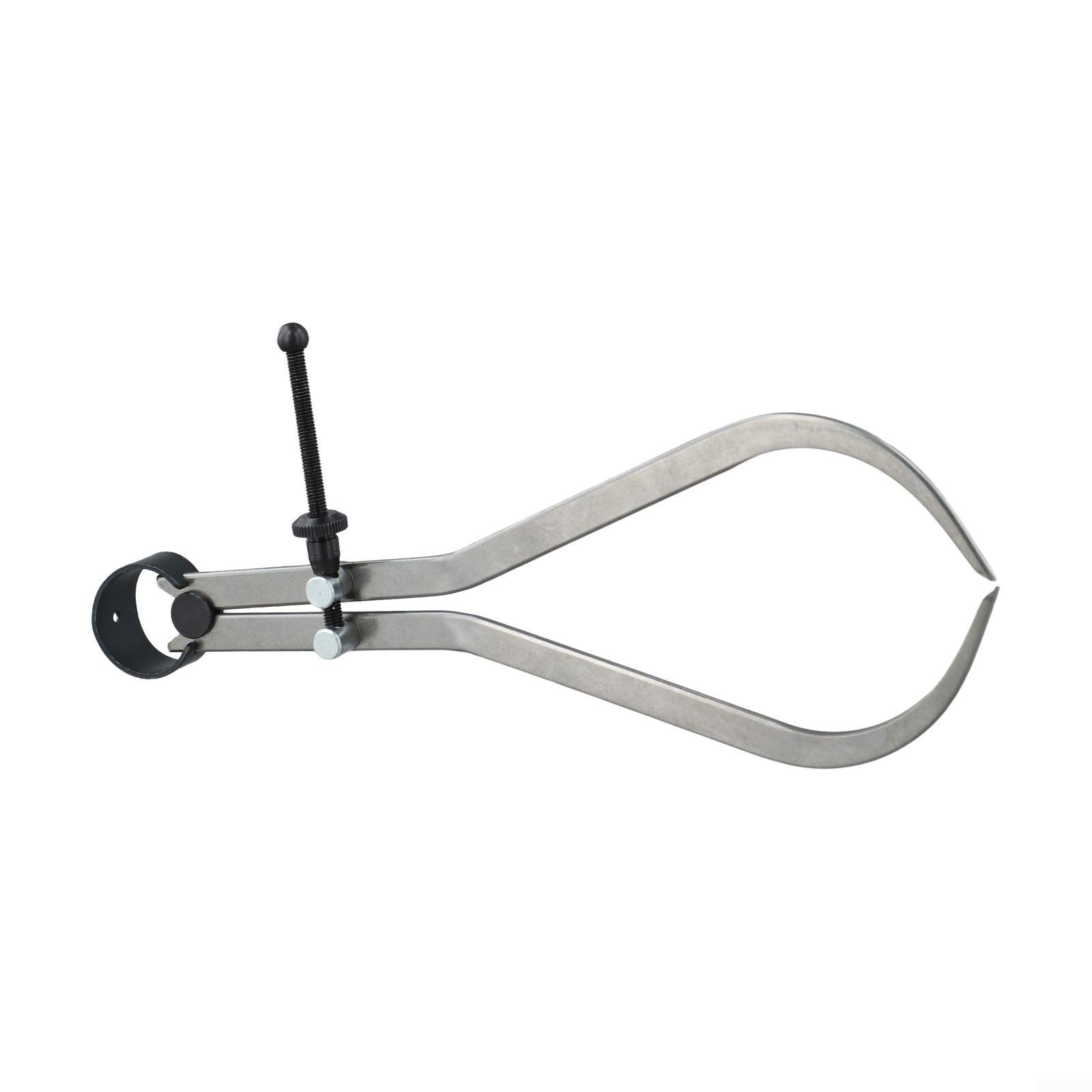 Tragbarer externer Messschieber für Drechseln, Karbonstahl, Messwerkzeug, präzises Messgerät, geeignet für Holzdrehmaschinen und Drehanwendungen (200 mm)