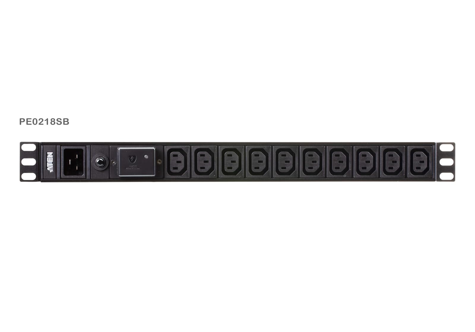 ATEN PE0218SG 1U 16A 18-Port Basic PDU mit Überspannungsschutz