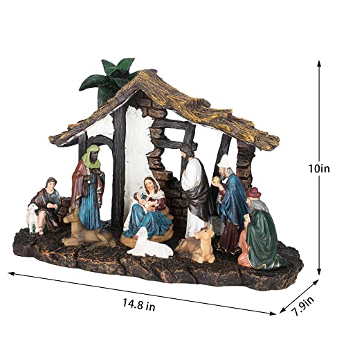 Christmas Village Nativity Set 