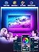 Tyute Led TV Hintergrundbeleuchtung für 35-55 Zoll, 3M LED Streifen RGB Led TV Lichter mit Musik Sync, Bluetooth App, USB-TV-Hintergrundbeleuchtu... für Deko