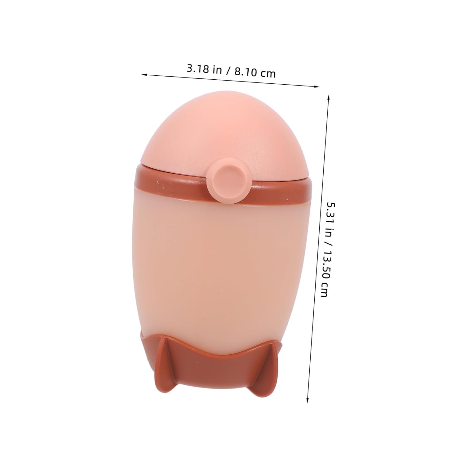 Rotatable Milk Powder Container Box Large Capacity Formula Storage Case Portable Food Storage for Travel and Safe Pink