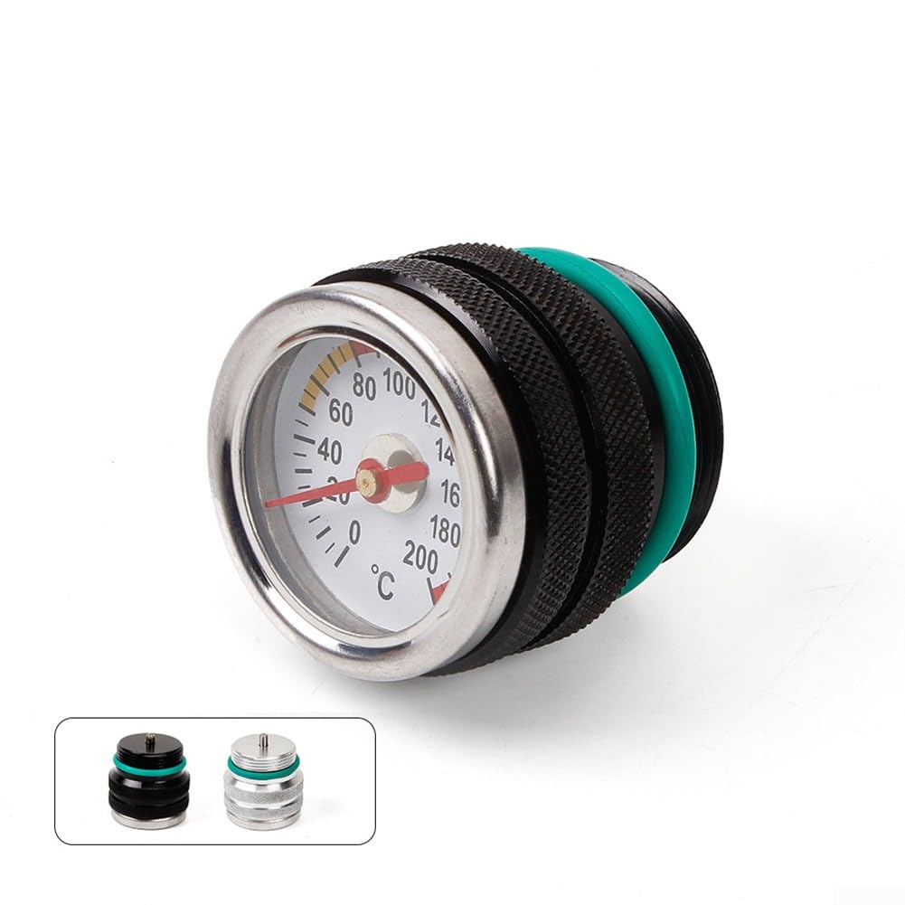 Indicatore di temperatura dell'olio motore M30 x 1,5 per moto W650 W400 W800 1987-1998 650 temperatura moto (nero)