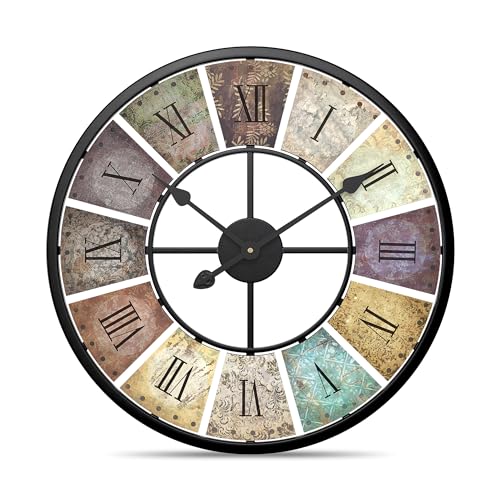 Cander Berlin XXL Vintage Antike Wanduhr TOPISA 80cm Ø aus hochwertigem...