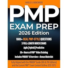 PMP Exam Prep Audiolibro Por Harold D. Brentwood arte de portada