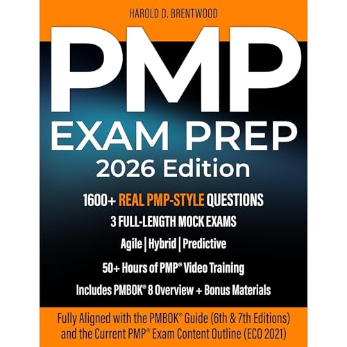 PMP Exam Prep Audiolibro Por Harold D. Brentwood arte de portada