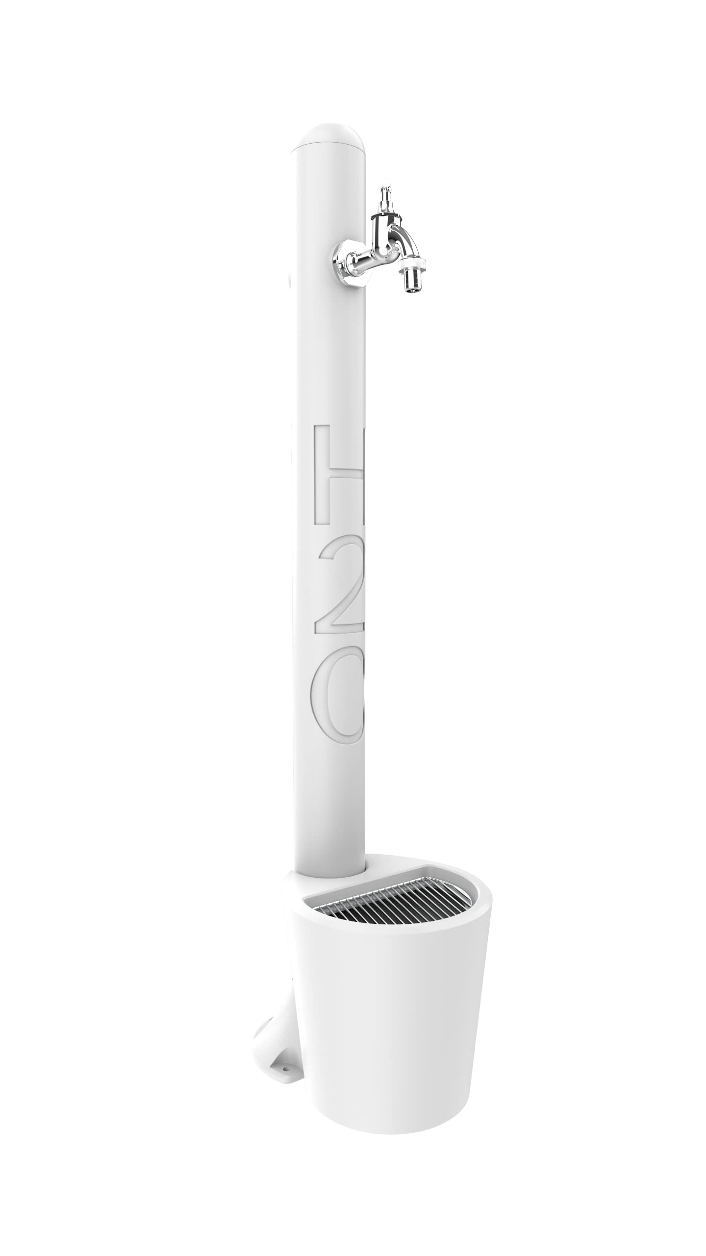 Arkema Design - Fontana H2O tradizionale con cestello GH115-20/9003 bianco