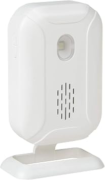 KCYMTONER Wireless Split Welcome Motion Sensor Alert Alarm System Doorbell with Long Range Receiver and Transmitter Home or Office Security Protection for Front Doors Entryways Garages Main Alarm