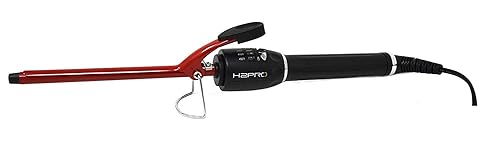 Miniatura 4 de H2PRO Plancha rizadora de cerámica revestida de 310 pulgadas (0.354 in) con control de temperatura, placa duradera, cabello brillante y saludable de