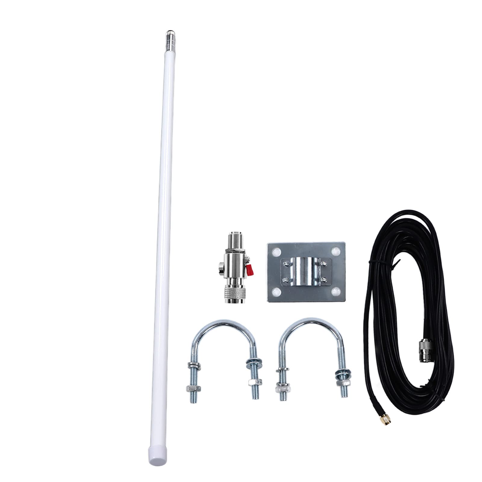 Kit de Antena Lora para Exteriores de Alto Rendimiento con Soporte de Pared Fijo para una Recepción de Señal Confiable