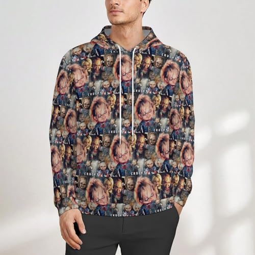 All-Print Pullover Printing Hoodies Chucky Warm Lightweight Hooded for Adult Men Sweatshirts Casual Streetwear Shirt2