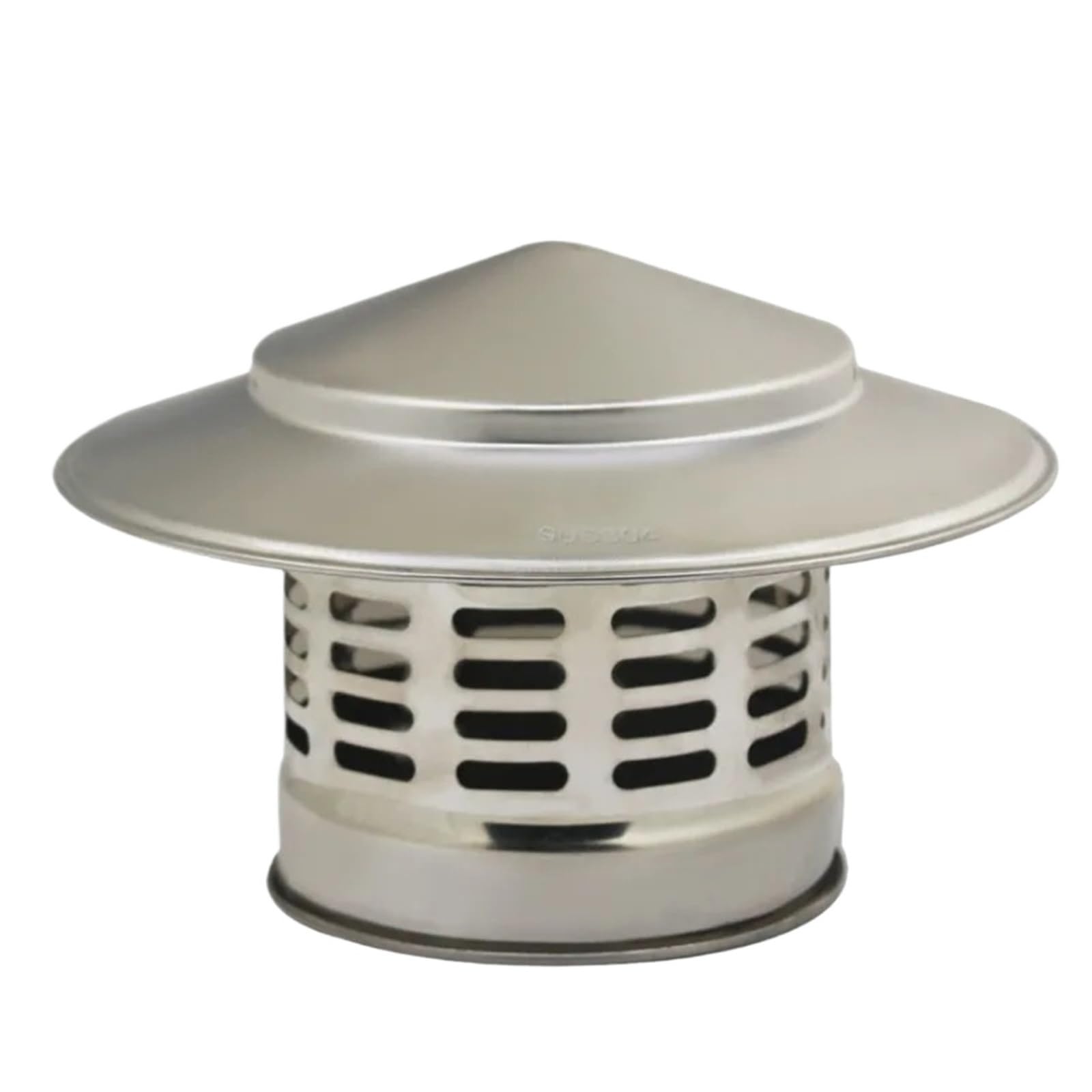 Trryuip 160Mm Chimney Cowl Stainless Steel Chimney Cap With Screen For Stovepipe Finial Exterior Fireplace Flue Round Stove Pipe Vent(160Mm)