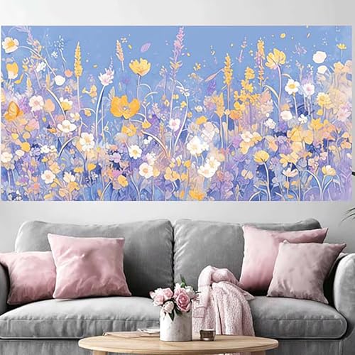 Broderie Cross Stitch Crystal Art Kit 5D : Loisir Créatif Adulte Fleur