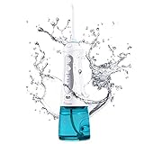 Ovonni Portable Water Flosser Cordless Oral Irrigator Electric USB Rechargeable Dental Care with 3 Modes and 200ML Water Tank IPX7 Waterproof Teeth Cleaner with 4 Jet Tips Replacement and Storage Bag