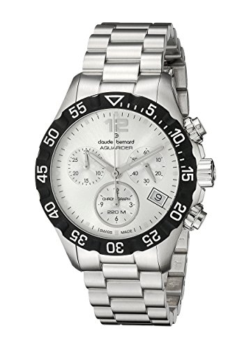 Montre à Quartz Claude Bernard Homme 10210 3 AIN Cadran Argenté Classique