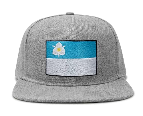 Image of International Tie City Hat for Men and Women, Adjustable Snapback Trucker Baseball Cap with Embroidered Patch