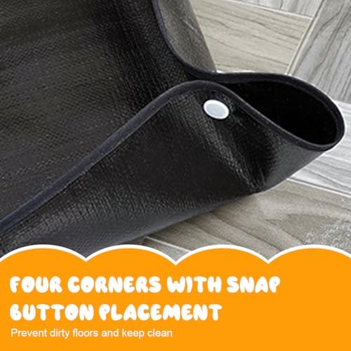 wasserdichte Haustier-Laufgittermatte 150 cm x 100 cm, Waschbare Haustier Unterlage, Wiederverwendbare Meerschweinchen Käfig Einlagen, Wiederverwendbare Basis für Kaninchen und andere Kleintiere