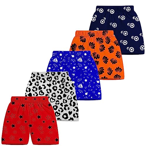 MIST N FOGG Boys&Girls Cotton Shorts Pack of 5