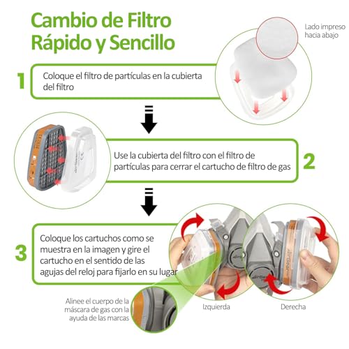 Respirador con filtro 12 Imagen adicional