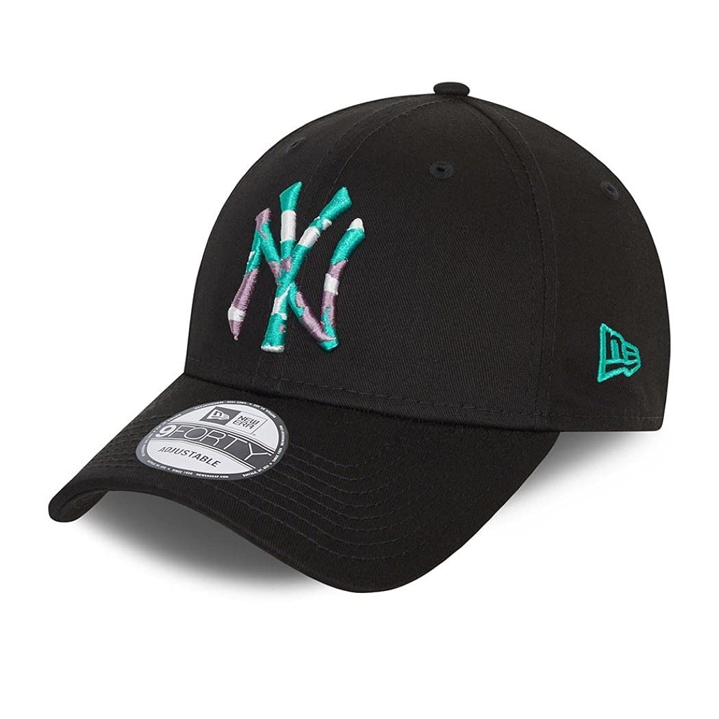 New Era New York Yankees MLB Cap 9Forty Basecap verstellbar Kappe Baseball Camouflage Infill schwarz - One-Size