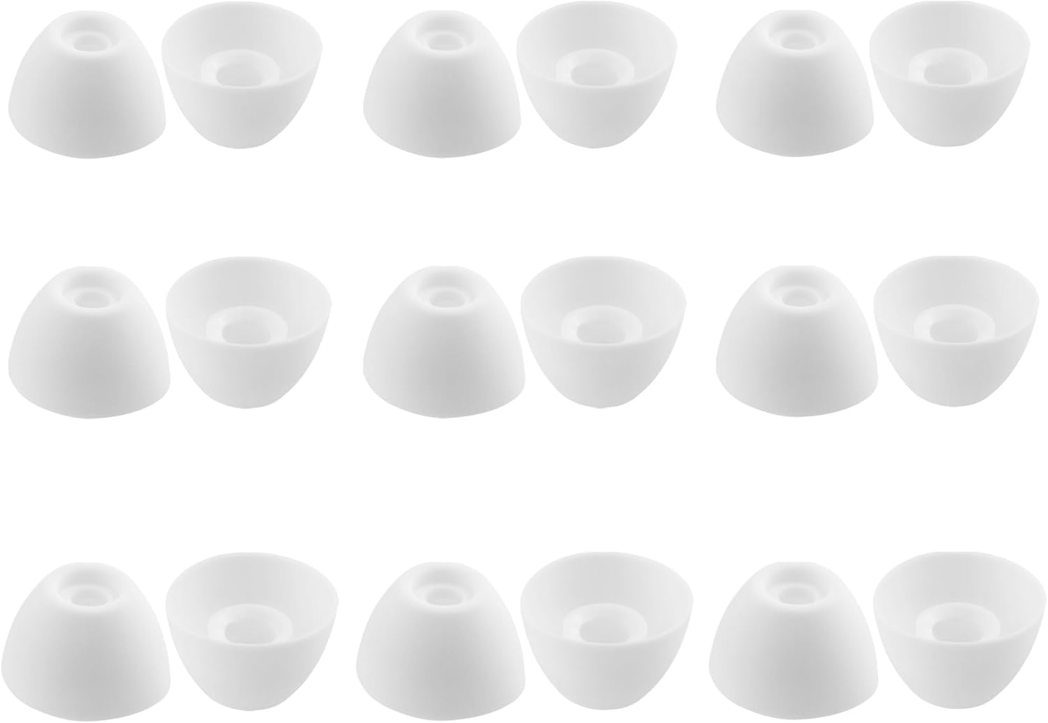 Replacement Silicone Ear Tips for Ray-con E25, Ray-con Everyday/Fitness Earbuds, 9 Pairs (S/M/L, White) Replacement Silicone Ear Tips for Ray-con E25, Ray-con Everyday/Fitness Earbuds, 9 Pairs (S/M/L, White)