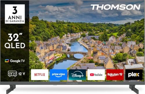 Thomson 32FQG3S15C - Fernseher 32 Zoll Smart TV Full HD DVB-T2 (H.264) Wifi Schwarz Energieklasse E
