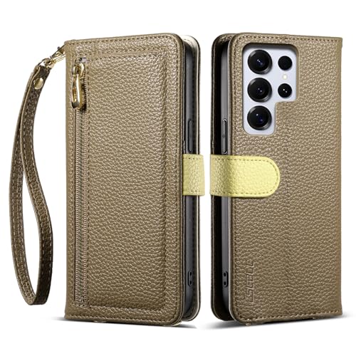 Étui portefeuille Samsung S25 marron, l'accessoire idéal pour vos déplacements