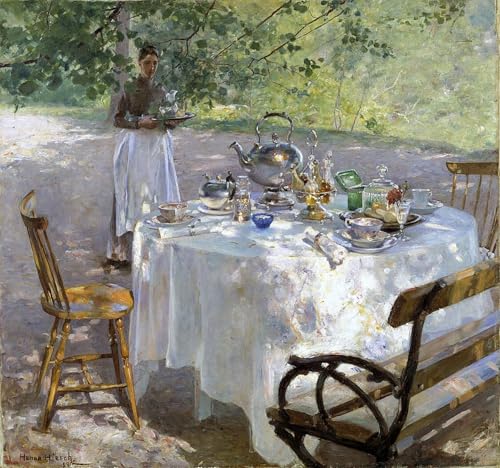 Peinture Poster Impression L'heure du petit-déjeuner Hanna Pauli Toile Moderne 60x90