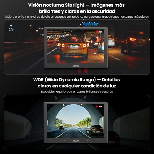 Cámara de coche AHD 1080p con gran angular de 136 grados y sensor G 4