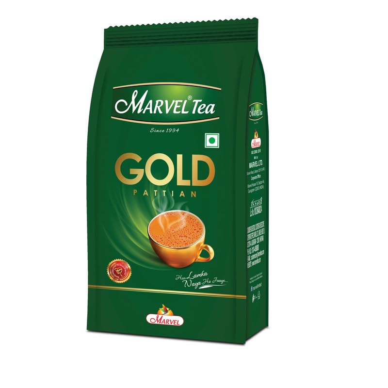 Image of Marvel Tea Gold Pattian Tea 250 G, With Kadak CTC,Handpicked Chai From Assam & Darjeeling, Stong Black Tea