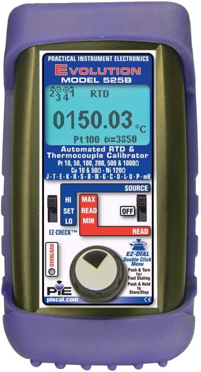 PIE 525B Automated T/C & RTD Calibrator 12 RTD & 14 T/C types