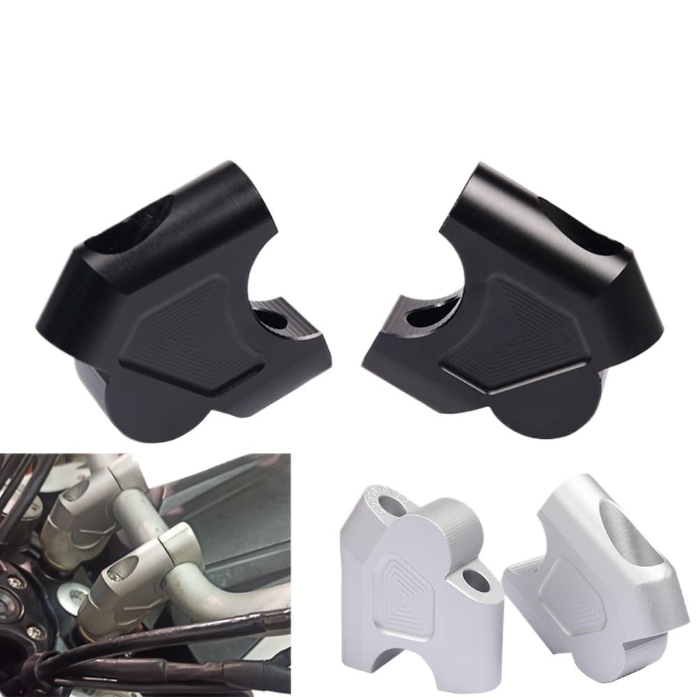 Abrazadera para manillar de motocicleta Leoncino 500 TNT250 TRK502X Silver 7