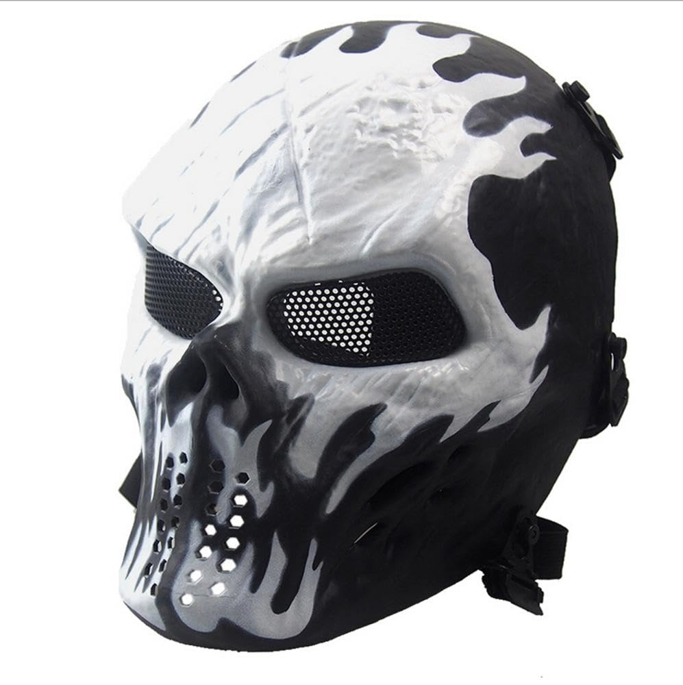 Máscara Facial Integral Para Airsoft, Malla Metálica, Protec | Cuotas