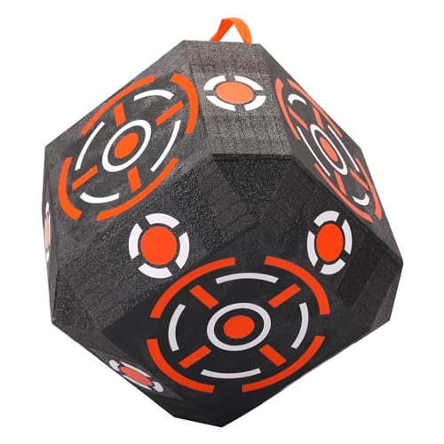 LWANO Multi-Sided Archery Target Block - High Polymer Fiber Bow & Arrow Target with Lightweight Handheld Design 12 x 12 x 12