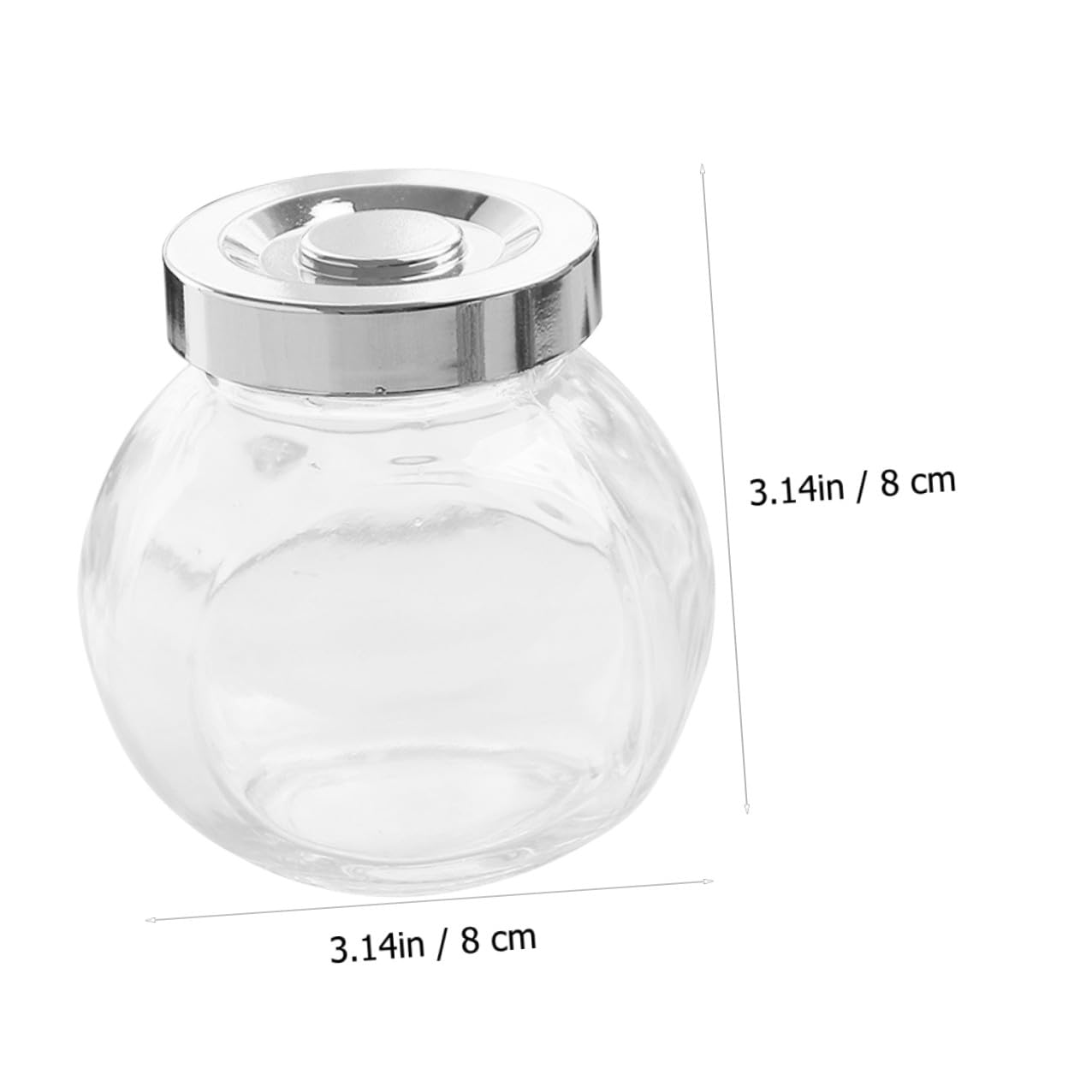 Artibetter Glas Vorratsdosen aus Glas 8 Stück mit Luftdichtem Verschluss Transparente Küchenbehälter Praktisch und Platzsparend zur Aufbewahrung von Trockenfrüchten und Müsli