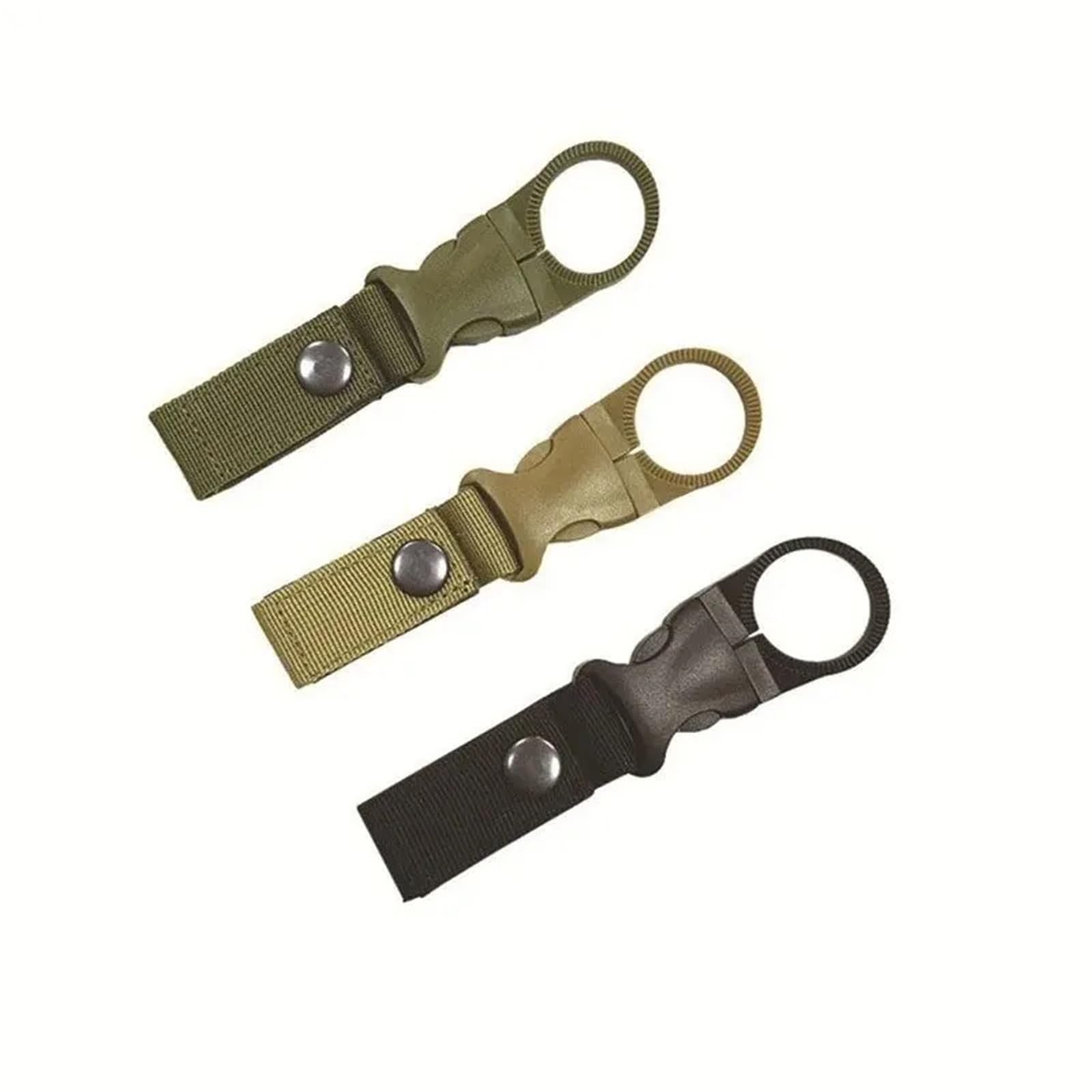 Flaschenhalter Gürtel Gurtband Schnalle Haken Wasser Flasche Halter Camping Outdoor Sicherheit Flucht Liefert Nylon Karabiner Gürtel Clip