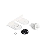 Rollerhouse 38&sol;40mm Roller Blind Replacement Fittings&comma; Mount Window Shade Brackets&comma; Curtain Roller Blind Accessories with Mounting Plate for 1 1&sol;2" Tube Electric Blinds&comma; 1 Pair