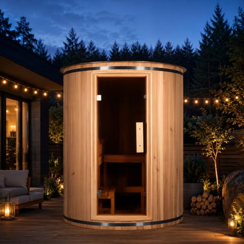 Royal Saunas 4 Person Vertical Barrel