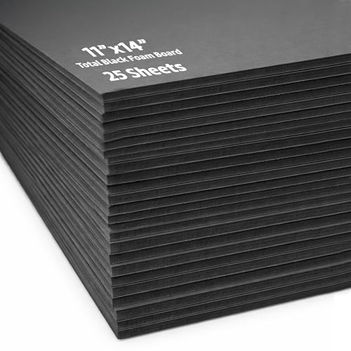 Panneau en mousse noir 27,9x35,6 cm Flipside lot de 25 plaques pour montage photo
