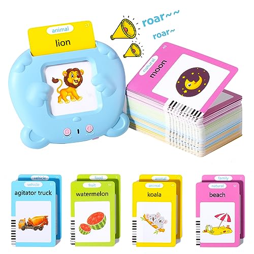 Oderra Talking Flash Cards for Toddlers 224 Words