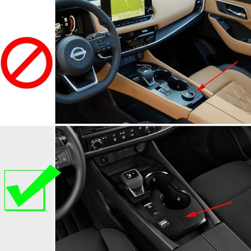 Accesorios para Nissan New Rogue 2WD 2021-2026 Console Panel miniatura 7