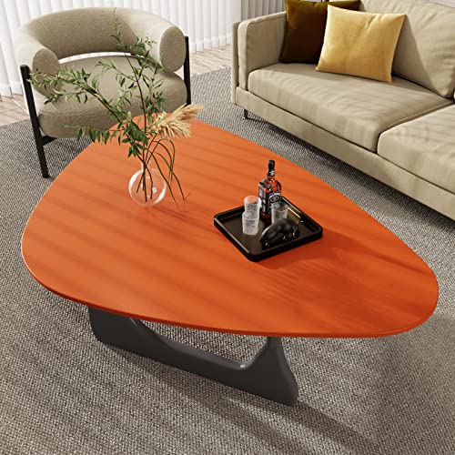 Papier peint orange auto-adhésif et imperméable en vinyle robuste - 6