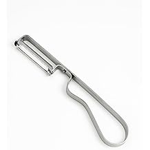 &Eacute;plucheur lat&eacute;ral de luxe Busstier, l&eacute;gumes, tomates, &eacute;plucheur de pommes de terre, &eacute;plucheur de cuisine ergonomique en acier inoxydable, &eacute;plucheur durable pour fruits et l&eacute;gumes, outil d'&eacute;pluchage facile &agrave; nettoyer
