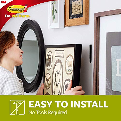 3M Command Large Picture Hanging Strips, Holds 16 pounds, Decorate and Hang Damage-Free, Indoor, 12 Pairs, Value Pack, Hangs 3-6 Frames - image 4